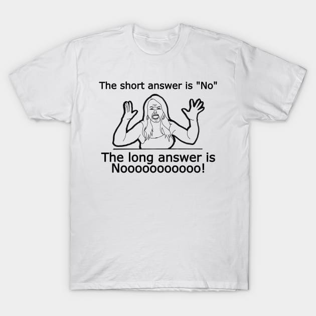 The Answer T-Shirt by Fun Tyme Designs